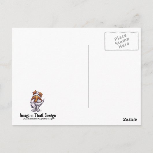 St. Bernard Stationery Briefkaart (Achterkant)