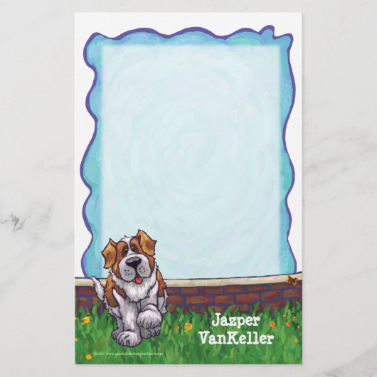 St. Bernard Stationery Briefpapier (Voorkant)