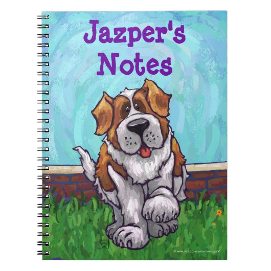 St. Bernard Stationery Notitieboek (Voorkant)