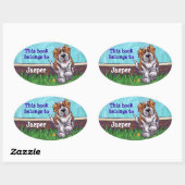 St. Bernard Stationery Ovale Sticker (Vel)