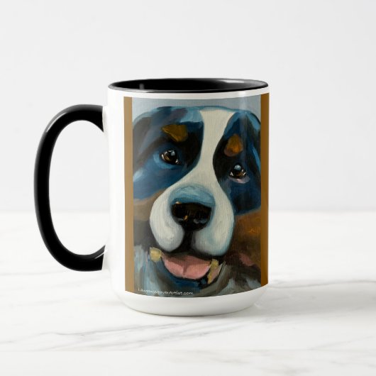 St Bernard | Tweekleurige mok, 0,45 l Mok (Links)