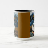 St Bernard | Tweekleurige mok, 0,45 l Mok (Midden)