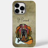 St Bernard Ugly Face Hoesje-Mate iPhone Case (Achterkant)