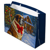 St. Bernard Vakantie Groot Cadeauzakje (Achterkant Gekanteld)