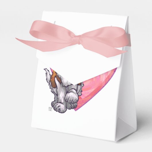 St. Bernard-Valentijnsdag Bedankdoosjes (Voorkant Zijde)