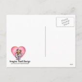 St. Bernard-Valentijnsdag Feestdagenkaart (Achterkant)