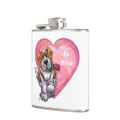 St. Bernard-Valentijnsdag Heupfles (Links)