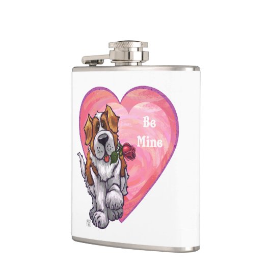 St. Bernard-Valentijnsdag Heupfles (Links)