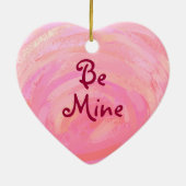 St. Bernard-Valentijnsdag Keramisch Ornament (Achterkant)