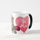 St. Bernard-Valentijnsdag Magische Mok (Voorkant rechts)