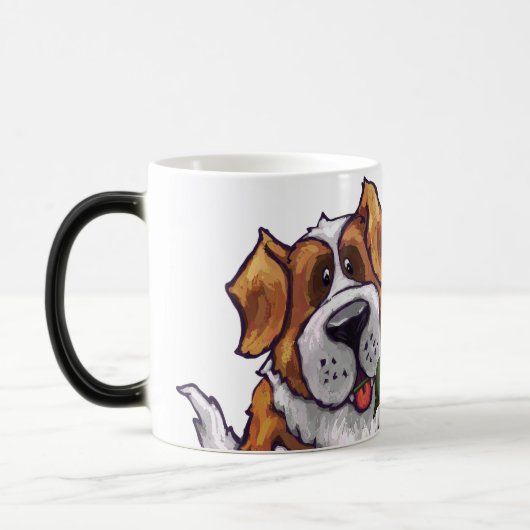 St. Bernard-Valentijnsdag Magische Mok (Links)