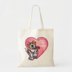 St. Bernard-Valentijnsdag Tote Bag