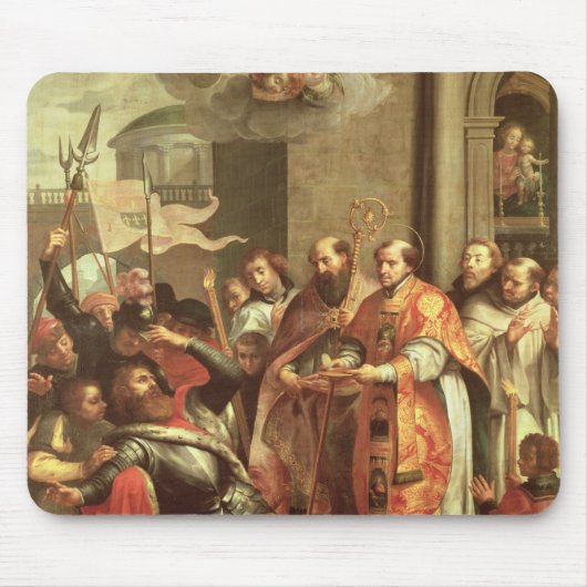 St. Bernard van Clairvaux en William X Duke Muismat (Voorkant)