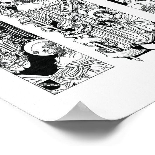 St. Bernard van Clairvaux Print (Hoek)