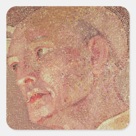 St. Bernard van Clairvaux van Crypt St. Peter Vierkante Sticker (Voorkant)