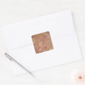 St. Bernard van Clairvaux van Crypt St. Peter Vierkante Sticker (Envelop)