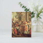 St. Bernard van de Hertog van Clairvaux en van Briefkaart (Staand voorkant)