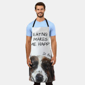 St Bernard Waterverf Funny Quote Apron Schort (Gedragen)