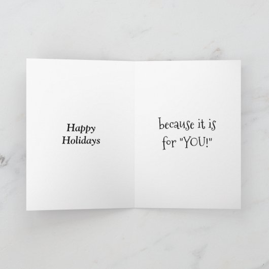 ST. BERNARD ZENDT "GROTE" WISSEN IN CHRISTMAS VOOR FEESTDAGEN KAART (Binnen)