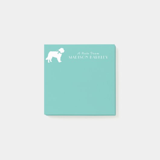 St. Bernardhond Puppy Post-it® Notes (Voorkant)