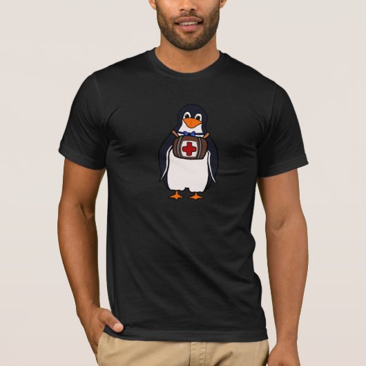 St. Bernard's Penguin Mannen T-Shirt (Voorkant)