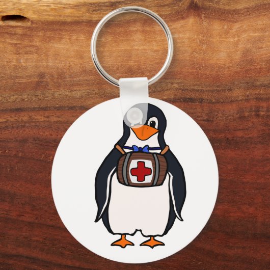 St. Bernard's Penguin-Sleutelhanger Sleutelhanger (Voorkant)