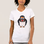 St Bernard's Penguin Vrouwen T-shirt (Voorkant)