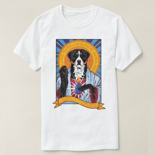 St. Bernese Mountain Dog T-shirt (Design voorkant)