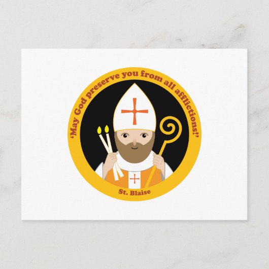 St. Blaise Briefkaart (Voorkant)