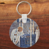 St. Blaise de Grote van Meister Der Sophien-Kathed Sleutelhanger (Voorkant)
