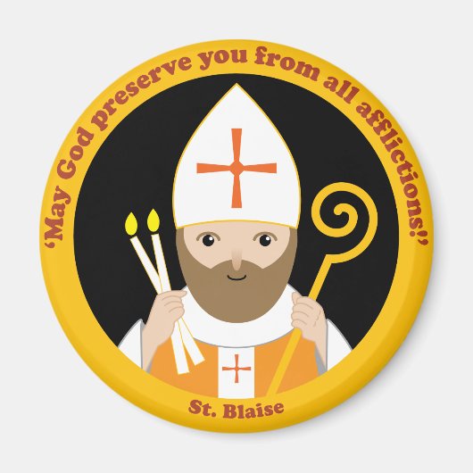 St. Blaise Magneet (Voorkant)