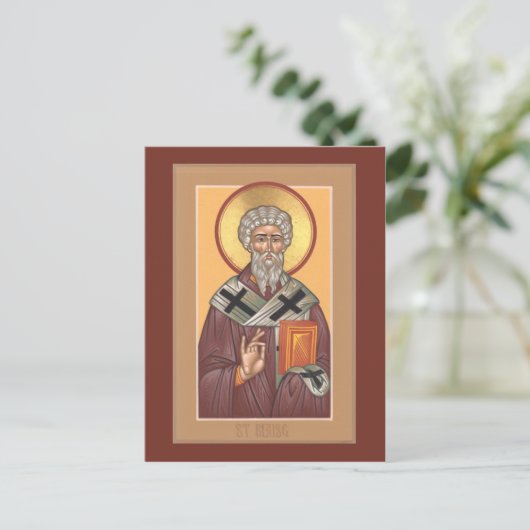 St. Blaise Prayer Card Briefkaart (Staand voorkant)