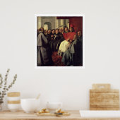 St. Bonaventure (1221-74) bij de Raad van Lyon Poster (Keuken)