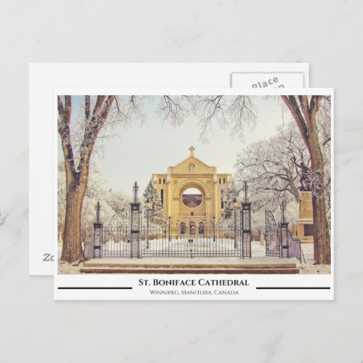 St. Boniface Catherdral Briefkaart (Voorkant / Achterkant)