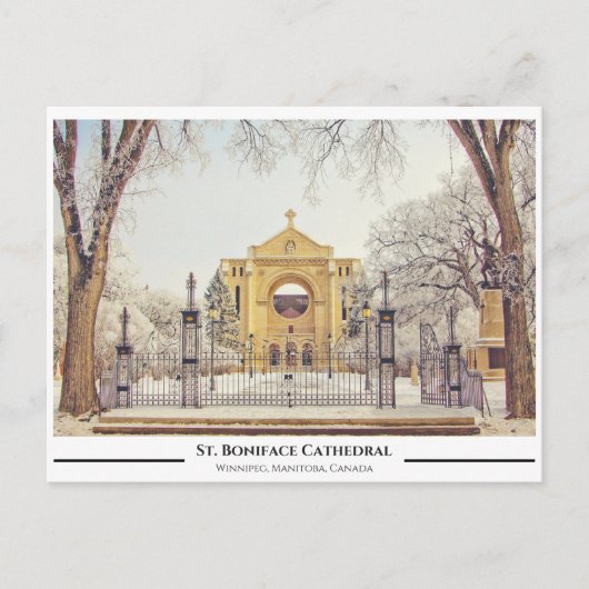 St. Boniface Catherdral Briefkaart (Voorkant)