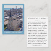 St. Boniface Manitowoc Katholieke Kerk Gebed Kaart Plaatskaartje (Voorkant / Achterkant)