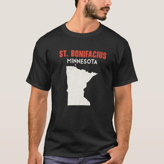 St. Bonifacius Minnesota Verenigde Staten Verenigd T-shirt (Voorkant)