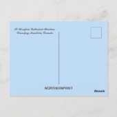 St. Bonifatius Kathedraal-Basiliek Winnipeg Manito Briefkaart (Achterkant)