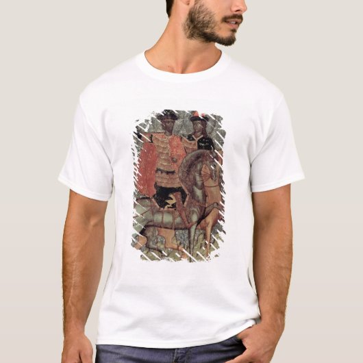 St. Boris en St. Gleb gemonteerd, c.1377 T-shirt (Voorkant)