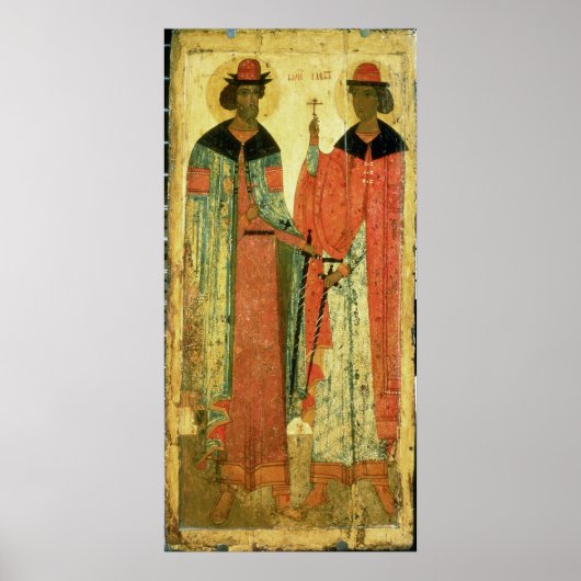 St. Boris en St. Gleb, Moskou Poster (Voorkant)