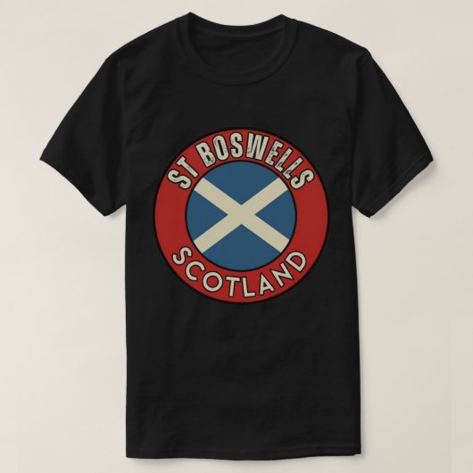 St Boswells, Schotland T-shirt (Design voorkant)