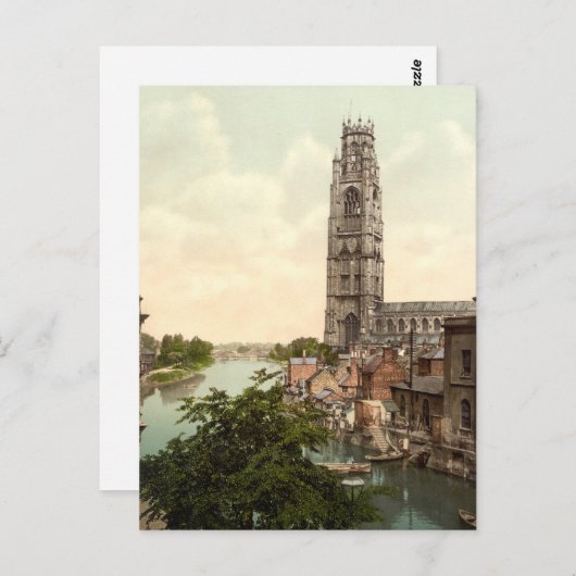 St Botolph's Church, Lincolnshire, Engeland Briefkaart (Voorkant / Achterkant)