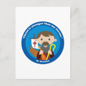 St. Brendan Briefkaart (Voorkant)