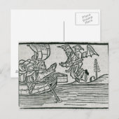 St. Brendan en de demon Briefkaart (Voorkant / Achterkant)