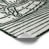 St. Brendan en de demon Poster (Hoek)