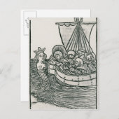 St. Brendan en de Siren Briefkaart (Voorkant / Achterkant)