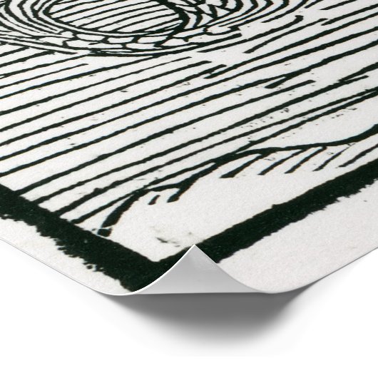 St. Brendan en de Siren Poster (Hoek)