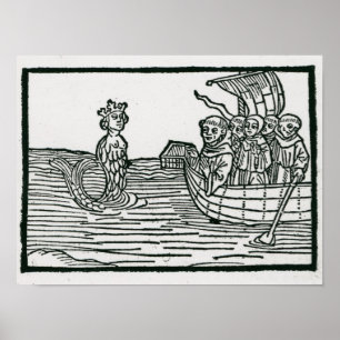St. Brendan en de Siren Poster