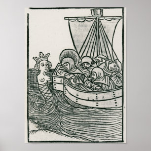 St. Brendan en de Siren Poster