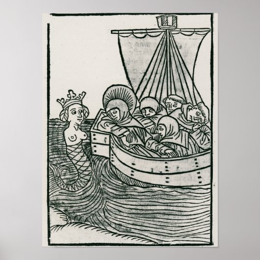 St. Brendan en de Siren Poster (Voorkant)